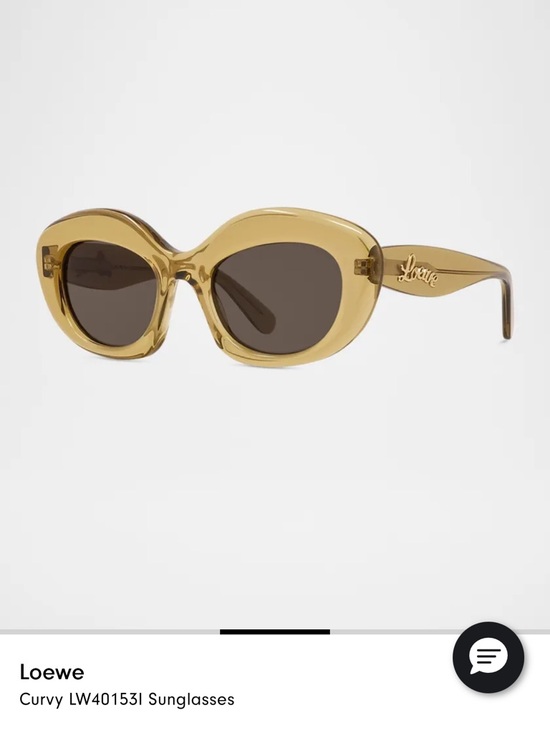 Loewe Accessories - Loewe Amber Crystal Oval Sunglasses
